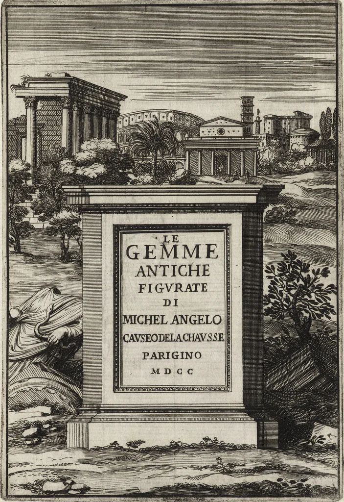 An illustration from Le gemme antiche figurate, 1700, leaf 8