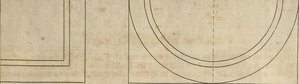 An illustration from Nicolai Goldmans Vollständige Anweisung zu der Civil-Bau-Kunst : in welcher nicht nur die fünff Ordnungen, samt den darzu gehörigen Fenster-Gesimsen, Kämpffern, Geländer-Dockeb und Bilderstühlen, auf eine neue und sonderbare leichte Art aufzureissen deutlich gewiesen, sondern zugleich getreulich entdecket wird ..., 1708, leaf 156