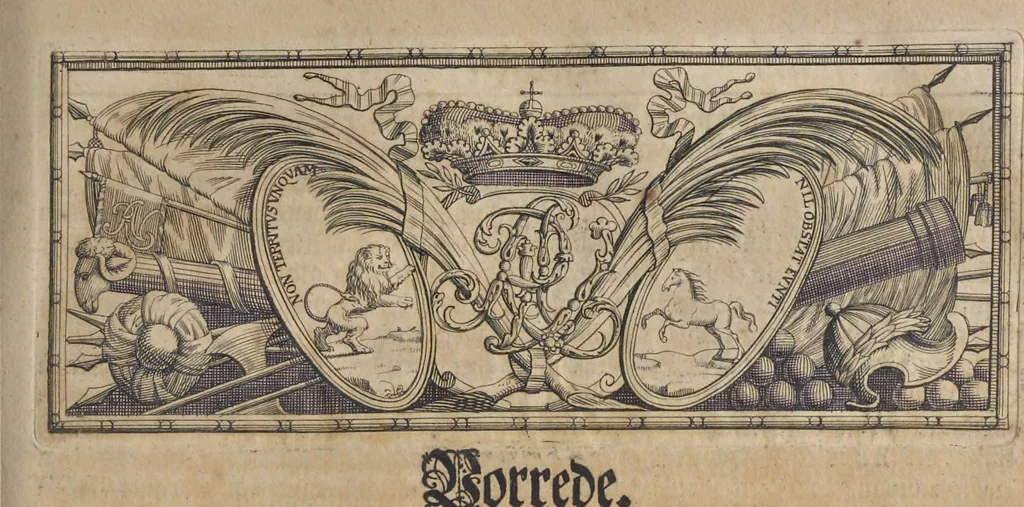 An illustration from Nicolai Goldmans Vollständige Anweisung zu der Civil-Bau-Kunst : in welcher nicht nur die fünff Ordnungen, samt den darzu gehörigen Fenster-Gesimsen, Kämpffern, Geländer-Dockeb und Bilderstühlen, auf eine neue und sonderbare leichte Art aufzureissen deutlich gewiesen, sondern zugleich getreulich entdecket wird ..., 1708, leaf 366