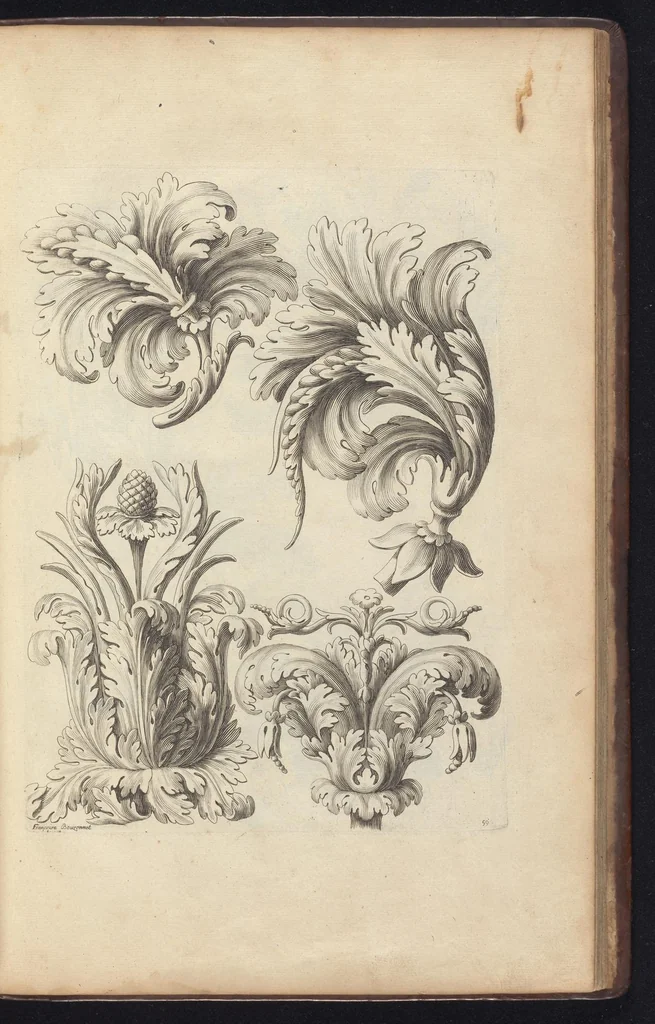 An illustration from Diuers ornements d'architecture, recueillis et dessegnes apres l'antique, 1658, leaf 124