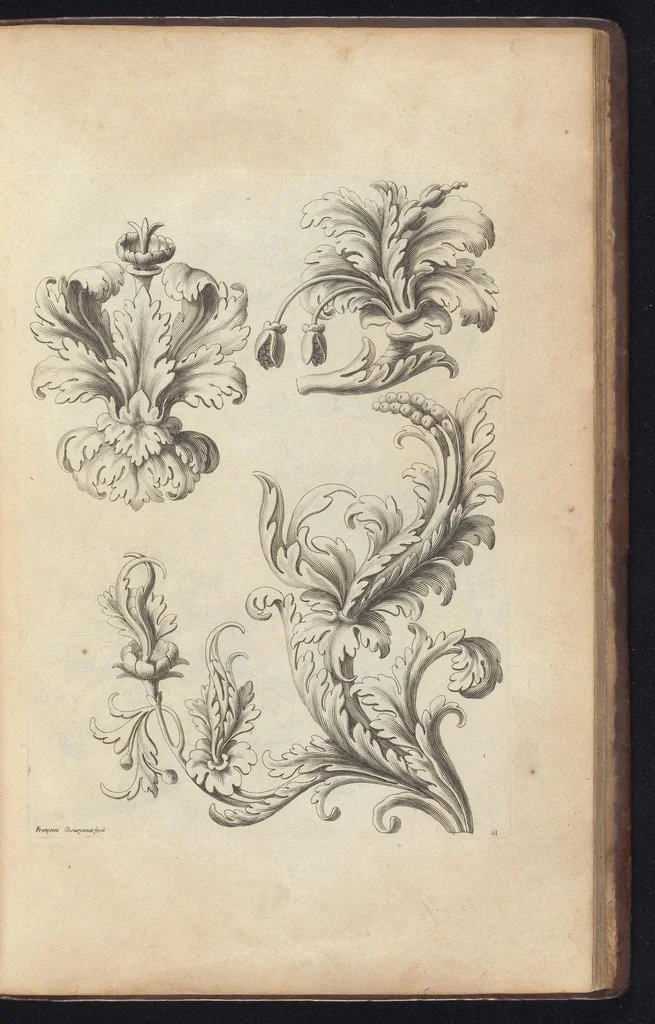 An illustration from Diuers ornements d'architecture, recueillis et dessegnes apres l'antique, 1658, leaf 128