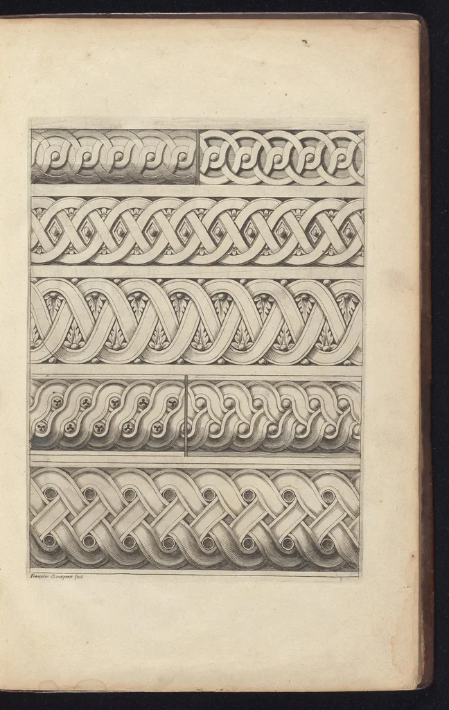 An illustration from Diuers ornements d'architecture, recueillis et dessegnes apres l'antique, 1658, leaf 16