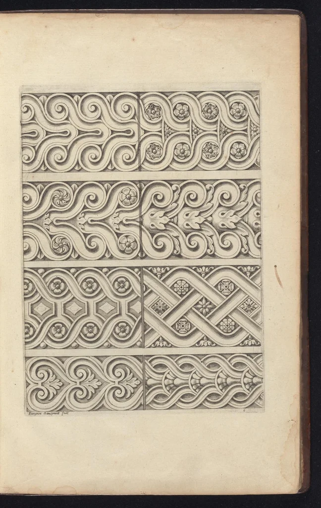 An illustration from Diuers ornements d'architecture, recueillis et dessegnes apres l'antique, 1658, leaf 18