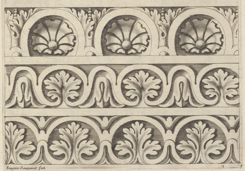 An illustration from Diuers ornements d'architecture, recueillis et dessegnes apres l'antique, 1658, leaf 32