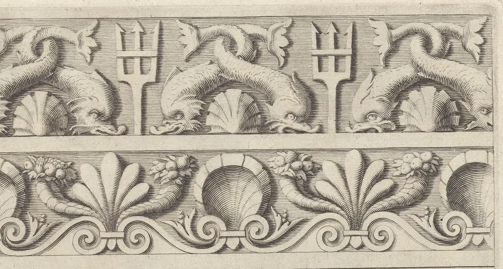 An illustration from Diuers ornements d'architecture, recueillis et dessegnes apres l'antique, 1658, leaf 42