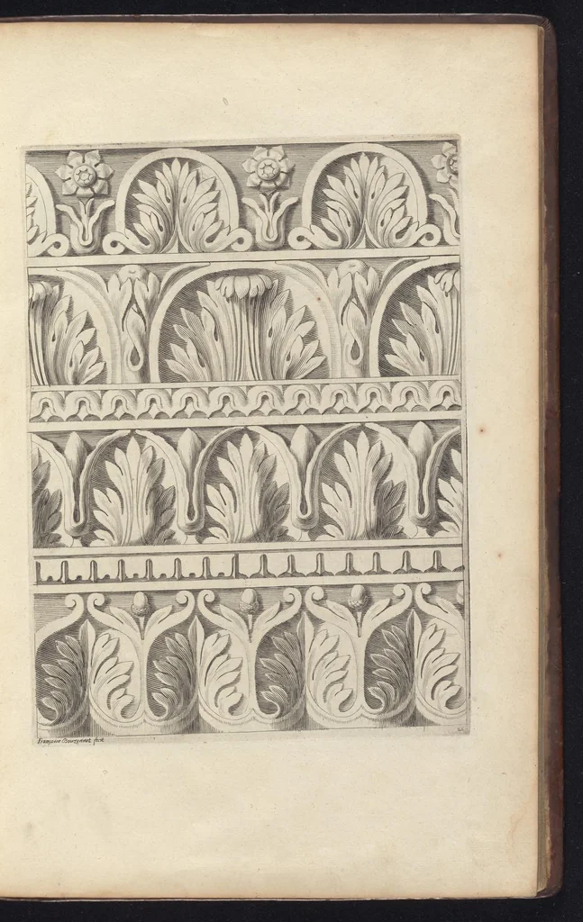 An illustration from Diuers ornements d'architecture, recueillis et dessegnes apres l'antique, 1658, leaf 58