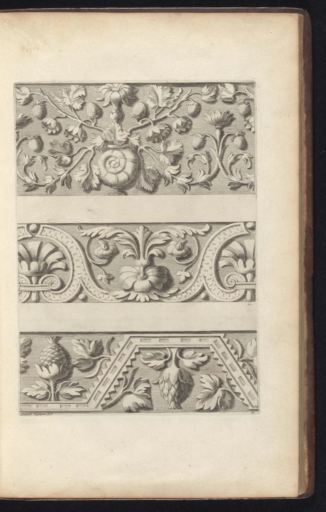 An illustration from Diuers ornements d'architecture, recueillis et dessegnes apres l'antique, 1658, leaf 78