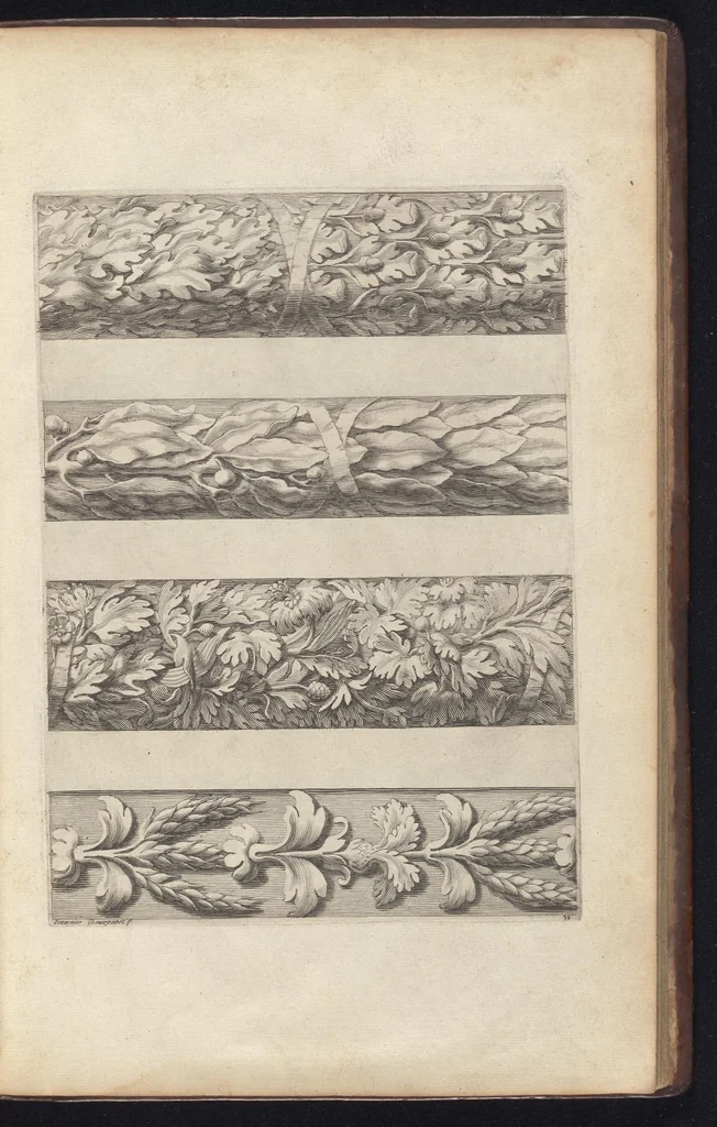 An illustration from Diuers ornements d'architecture, recueillis et dessegnes apres l'antique, 1658, leaf 84