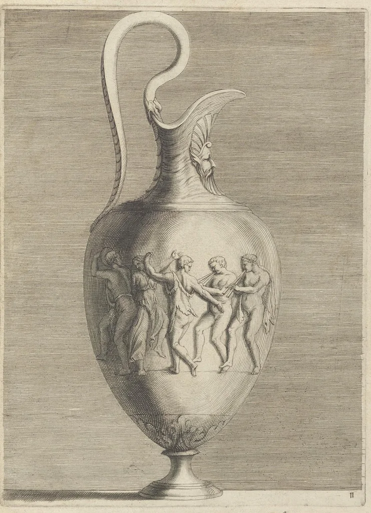 An illustration from Livre de vases, 1667, leaf 24