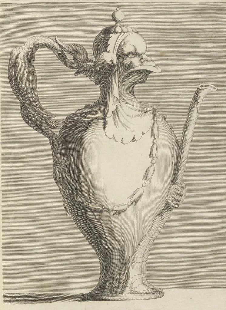 An illustration from Livre de vases, 1667, leaf 34