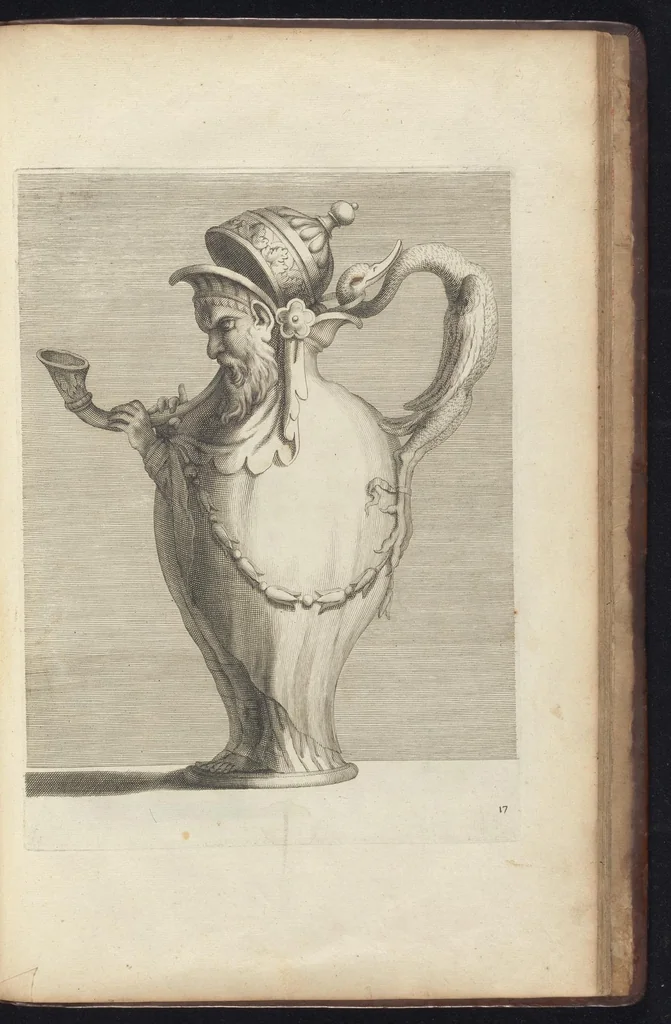 An illustration from Livre de vases, 1667, leaf 36