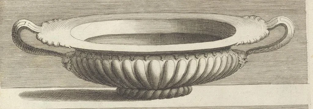 An illustration from Livre de vases, 1667, leaf 88