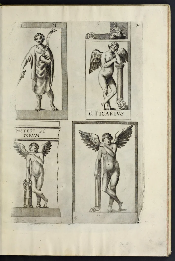 An illustration from Onuphrii Panuinii Veronensis Antiquitatum Veronensium libri VIII : nunc primum in lucem editi variisq[ue] iconibus et antiquis inscriptionibus locupletati, 1648, leaf 194