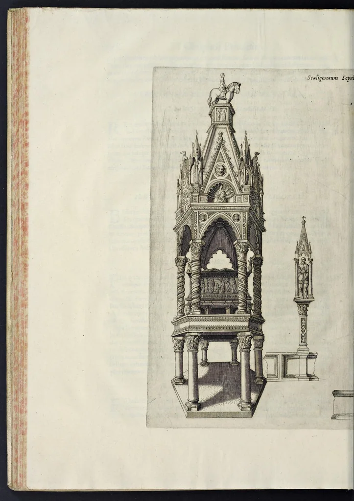 An illustration from Onuphrii Panuinii Veronensis Antiquitatum Veronensium libri VIII : nunc primum in lucem editi variisq[ue] iconibus et antiquis inscriptionibus locupletati, 1648, leaf 271