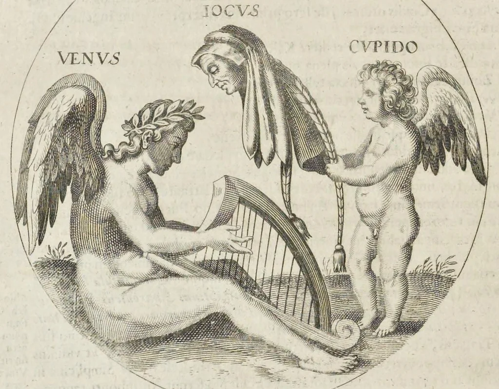 An illustration from Hieroglyphica, siue, Antiqua schemata gemmarum anularium : quaesita moralia, politica, historica, medica, philosophica, & sublimiora, omnigenam eruditionem & altiorem sapientiam attingentia, 1653, leaf 397