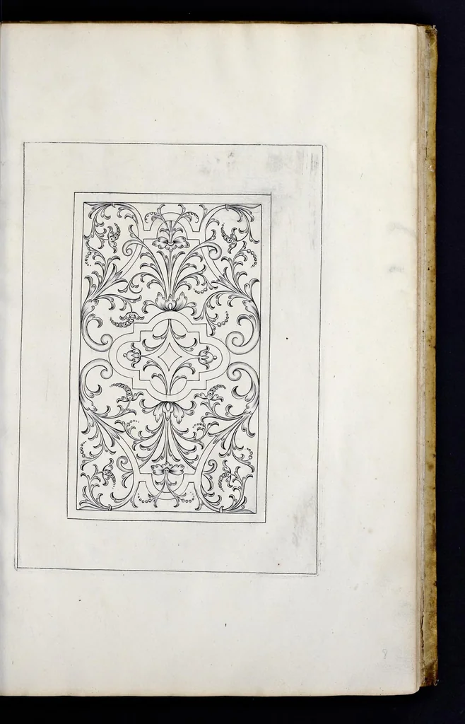 An illustration from Traité du iardinage selon les raisons de la nature et de l'art : divisé en trois livres : ensemble diuers desseins de parterres, pelouzes, bosquets & autres ornemens seruans à l'embellissement des iardins, 1638, leaf 122