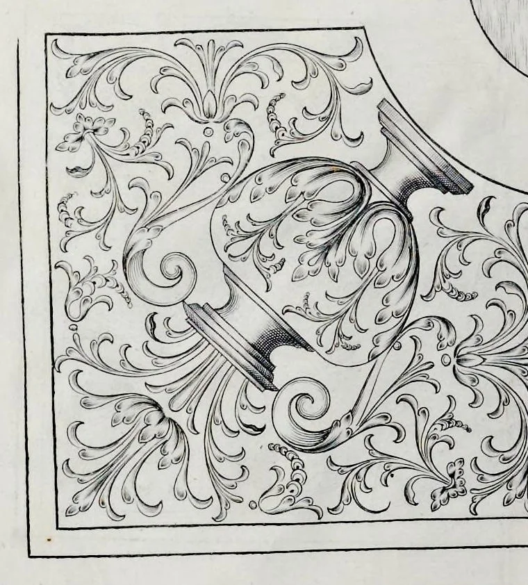 An illustration from Traité du iardinage selon les raisons de la nature et de l'art : divisé en trois livres : ensemble diuers desseins de parterres, pelouzes, bosquets & autres ornemens seruans à l'embellissement des iardins, 1638, leaf 213