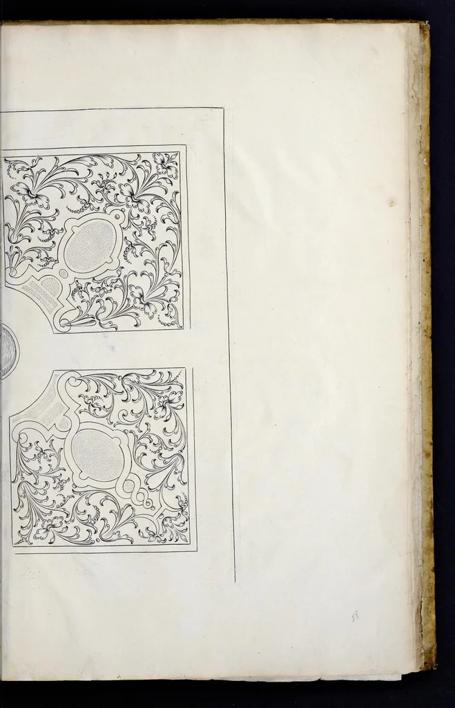 An illustration from Traité du iardinage selon les raisons de la nature et de l'art : divisé en trois livres : ensemble diuers desseins de parterres, pelouzes, bosquets & autres ornemens seruans à l'embellissement des iardins, 1638, leaf 270