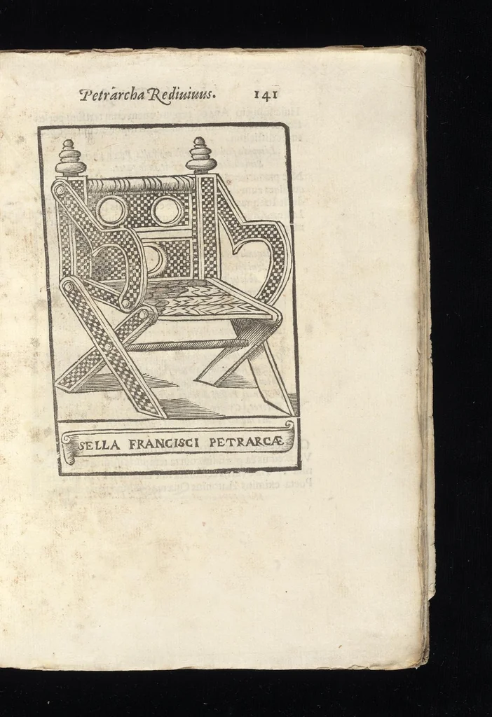 An illustration from Iacobi Philippi Tomasini Patauini ... Petrarcha rediuiuus : integram poetae celeberrimi vitam iconibus aere celatis exhibens : accessit nobilissimae foeminae Laurae breuis historia, 1635, leaf 160