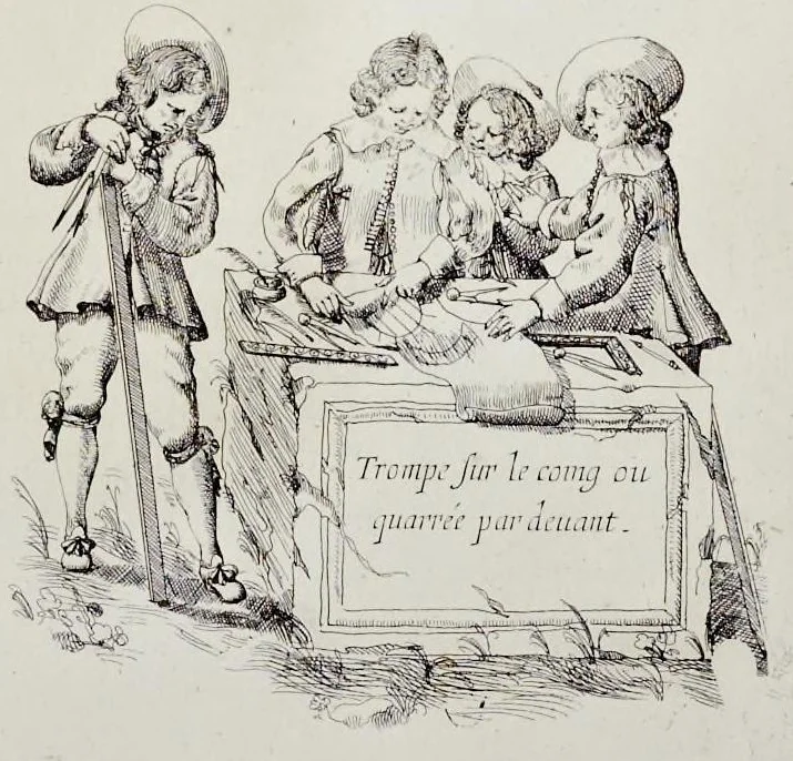 An illustration from L'architecture des voutes, ou, L'art des traits et coupe des voutes : traicté tres-vtil, voire necessaire a tous architectes, maistres massons, appareilleurs, tailleurs de pierre, et generalement a tous ceux qui se meslent de l'architecture, mesme militaire, 1643, leaf 244