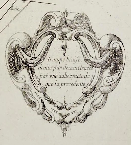 An illustration from L'architecture des voutes, ou, L'art des traits et coupe des voutes : traicté tres-vtil, voire necessaire a tous architectes, maistres massons, appareilleurs, tailleurs de pierre, et generalement a tous ceux qui se meslent de l'architecture, mesme militaire, 1643, leaf 308