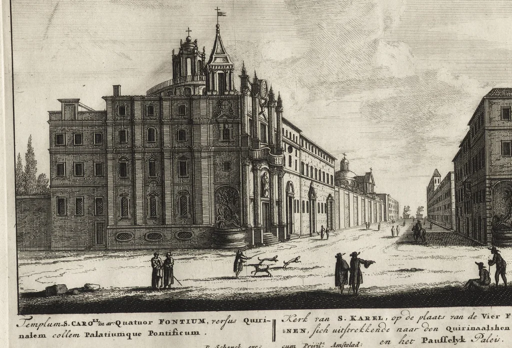 An illustration from Roma aeterna, Petri Schenkii : sive, Ipsius aedificiorum romanorum, integrorum collapsorumque, conspectus duplex, 1690, leaf 124
