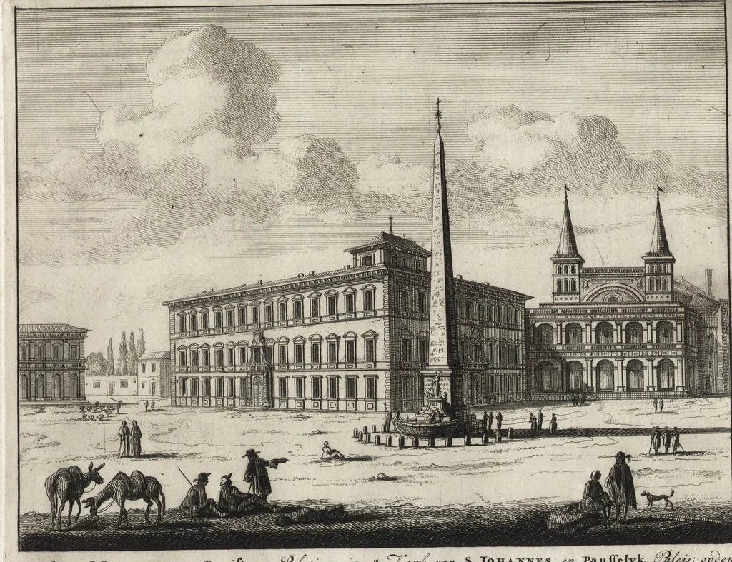 An illustration from Roma aeterna, Petri Schenkii : sive, Ipsius aedificiorum romanorum, integrorum collapsorumque, conspectus duplex, 1690, leaf 132