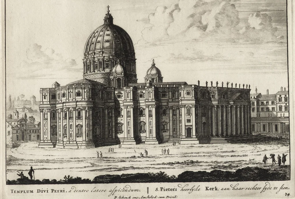 An illustration from Roma aeterna, Petri Schenkii : sive, Ipsius aedificiorum romanorum, integrorum collapsorumque, conspectus duplex, 1690, leaf 150