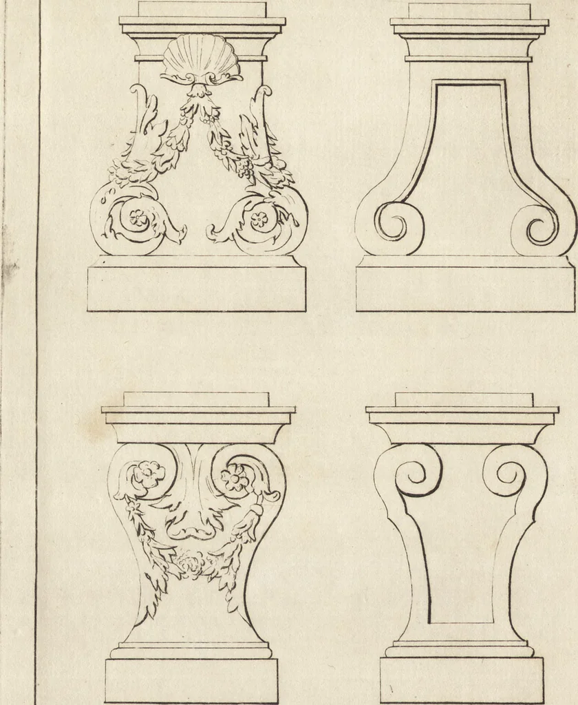 An illustration from The art of painting, in all its branches : methodically demonstrated by discourses and plates, and exemplified by remarks on the paintings of the best masters, and their perfections and oversights laid open, 1738, leaf 695