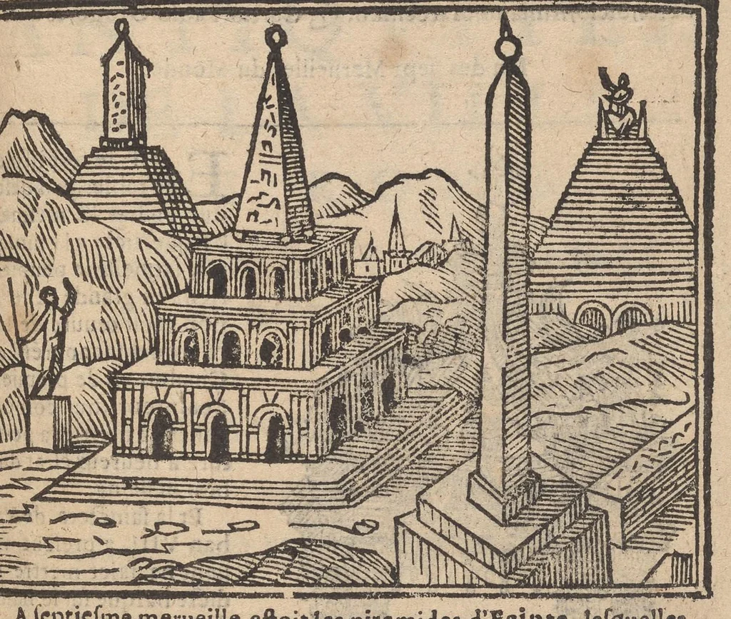 An illustration from Les merveilles de la ville de Rome : ou il est traictè des eglises, stations & reliques des corps saincts, qui y sont : auec la guide, qui enseigne aux estrangers à aysèment trouuer les choses plus remarquables de Rome : auec les noms de papes, empereurs & autres princes chrestiens ..., 1637, leaf 130