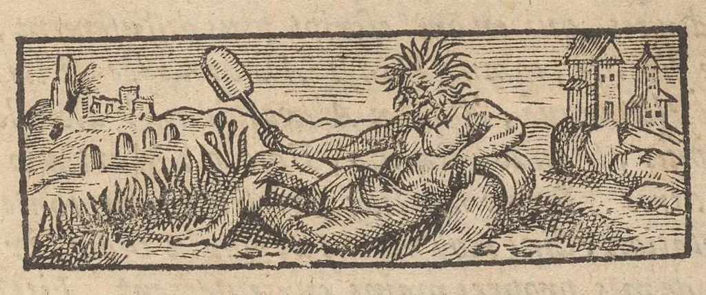 An illustration from Les merveilles de la ville de Rome : ou il est traictè des eglises, stations & reliques des corps saincts, qui y sont : auec la guide, qui enseigne aux estrangers à aysèment trouuer les choses plus remarquables de Rome : auec les noms de papes, empereurs & autres princes chrestiens ..., 1637, leaf 132
