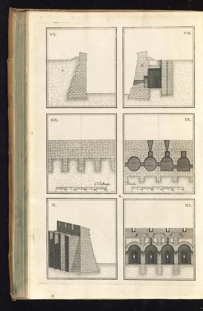 An illustration from Peribologia, oder, Bericht Wilhelmi Dilichy Hist. von Vestungsgebewen vieler Orter : vermehrett wie auch mit gebürenden Grundt vnd Auffrissen versehen vnd publisirett durch Johannem Wilhelmum Dilichium .., 1640, leaf 181
