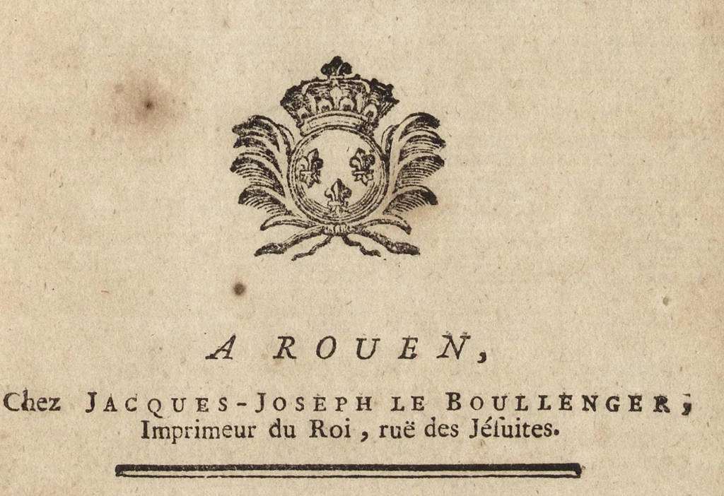 An illustration from Procès-verbal des opérations de teintures faites à Yvetot, 1756, leaf 6