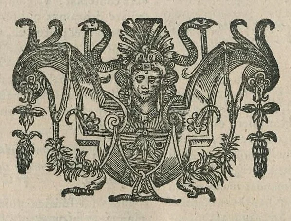An illustration from D. Ivonis Carnotensis episcopi Opera omnia : in duas partes distributa, prior continet eximium illud decretorum, opus quod decretum Iuonis vulgò nuncupatur ... : posterior complectitur epistolas cum notis doctissimorum viroum Iureti & Soucheti canonic., sermones quibus additi duo ex MSS. Bibliothecae Regiae & Petauianae, et breue chronicon de regibus Francorum : ad haec omnia index copiosissimus : praefixa est huic operi vita authoris .., 1647, leaf 411