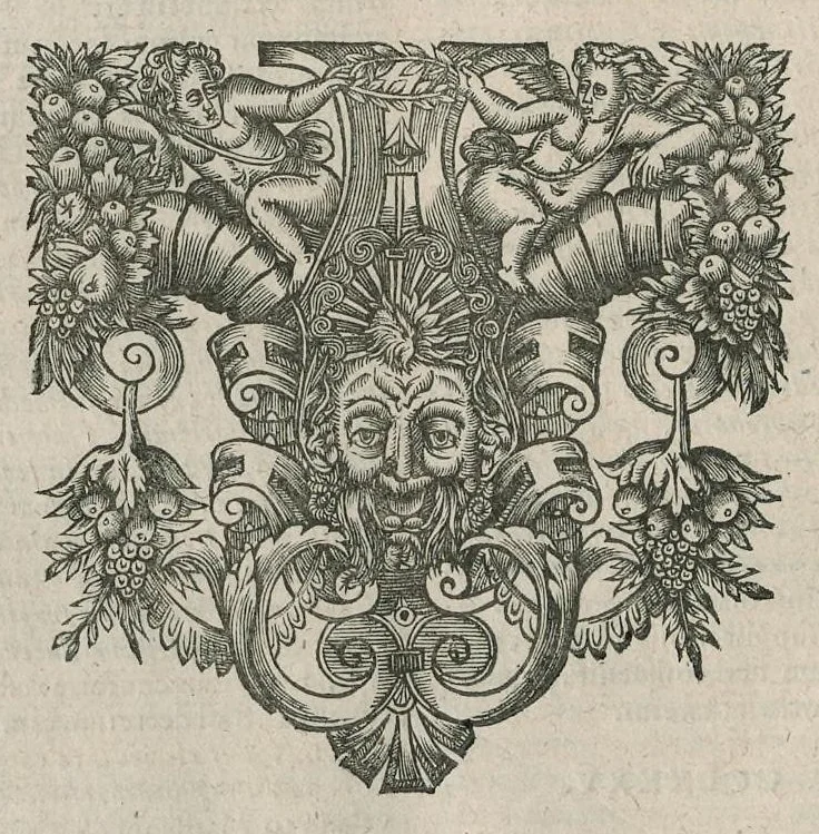 An illustration from D. Ivonis Carnotensis episcopi Opera omnia : in duas partes distributa, prior continet eximium illud decretorum, opus quod decretum Iuonis vulgò nuncupatur ... : posterior complectitur epistolas cum notis doctissimorum viroum Iureti & Soucheti canonic., sermones quibus additi duo ex MSS. Bibliothecae Regiae & Petauianae, et breue chronicon de regibus Francorum : ad haec omnia index copiosissimus : praefixa est huic operi vita authoris .., 1647, leaf 807