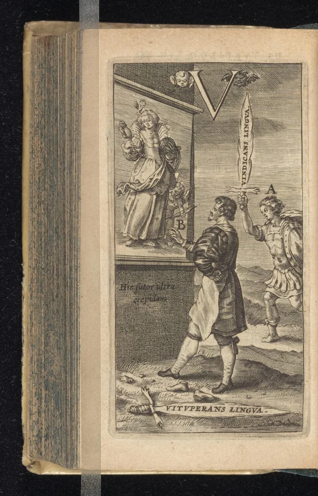 An illustration from Orbis Phaëthon, hoc est, De universis vitiis linguae, 1631, leaf 699