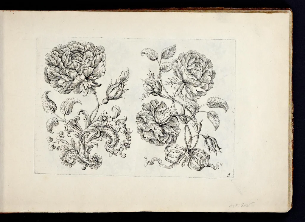 An illustration from [Collection of ornament books], 1680, leaf 24