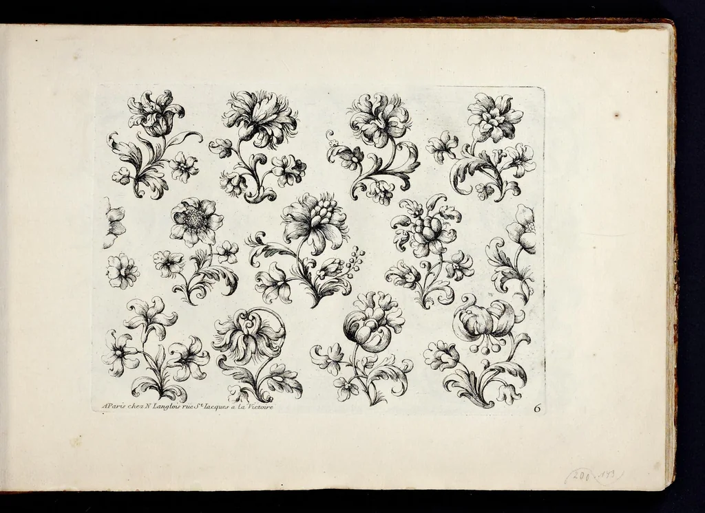 An illustration from [Collection of ornament books], 1680, leaf 26