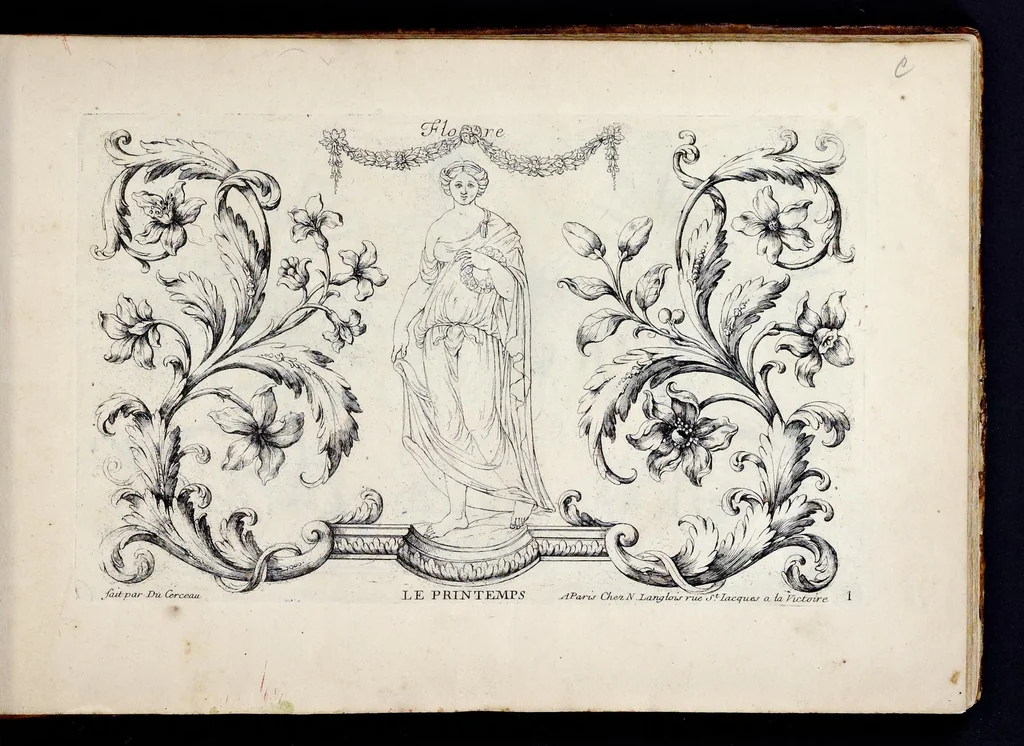 An illustration from [Collection of ornament books], 1680, leaf 28
