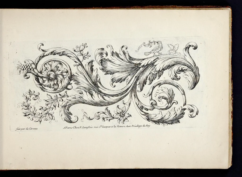 An illustration from [Collection of ornament books], 1680, leaf 42