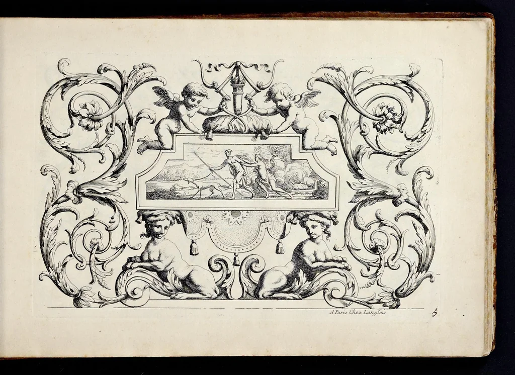 An illustration from [Collection of ornament books], 1680, leaf 66