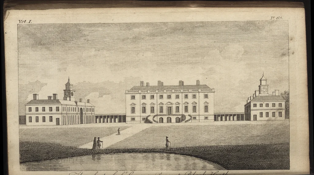 An illustration from A new display of the beauties of England, or, A description of the most elegant or magnificent public edifices, royal palaces, noblemen's and gentlemen's seats, and other curiosities, natural or artificial, in different parts of the kingdom : adorned with a variety of copper plate cuts, neatly engraved, 1776, leaf 133