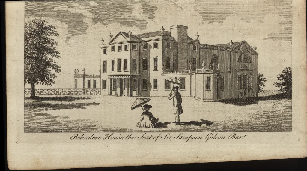 An illustration from A new display of the beauties of England, or, A description of the most elegant or magnificent public edifices, royal palaces, noblemen's and gentlemen's seats, and other curiosities, natural or artificial, in different parts of the kingdom : adorned with a variety of copper plate cuts, neatly engraved, 1776, leaf 144