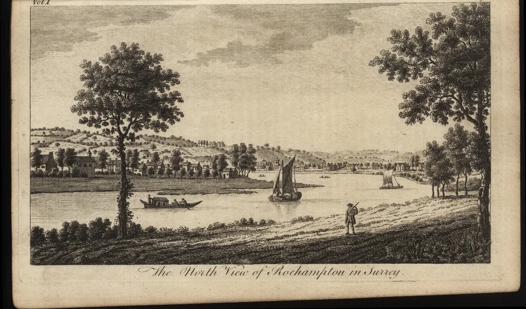 An illustration from A new display of the beauties of England, or, A description of the most elegant or magnificent public edifices, royal palaces, noblemen's and gentlemen's seats, and other curiosities, natural or artificial, in different parts of the kingdom : adorned with a variety of copper plate cuts, neatly engraved, 1776, leaf 174