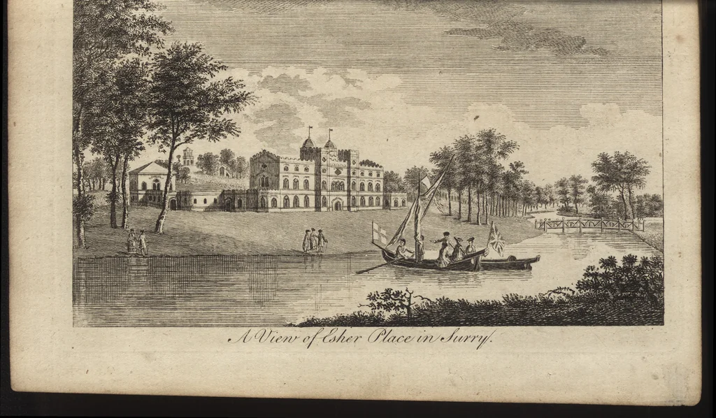 An illustration from A new display of the beauties of England, or, A description of the most elegant or magnificent public edifices, royal palaces, noblemen's and gentlemen's seats, and other curiosities, natural or artificial, in different parts of the kingdom : adorned with a variety of copper plate cuts, neatly engraved, 1776, leaf 177