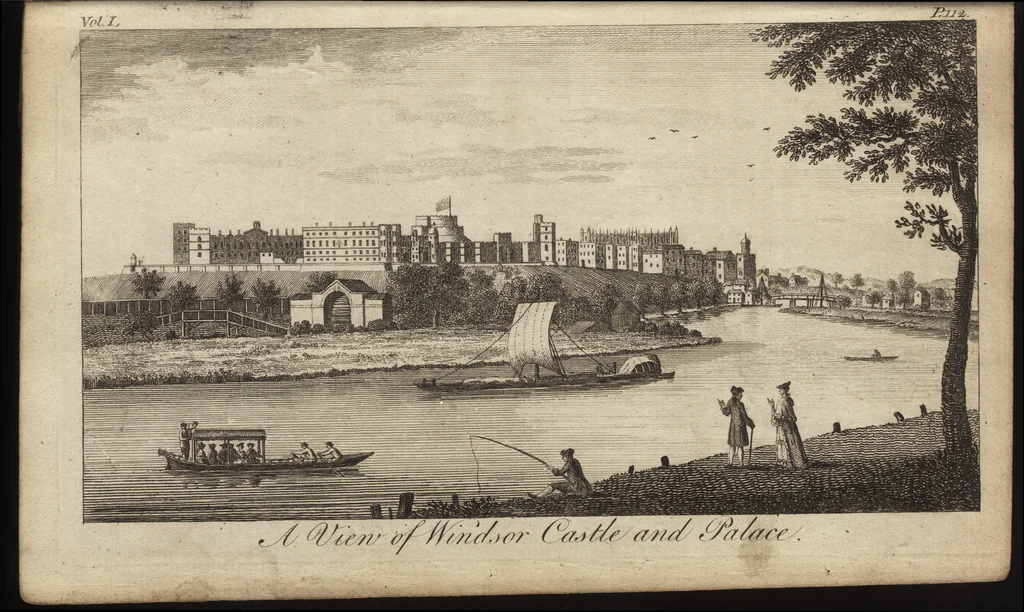 An illustration from A new display of the beauties of England, or, A description of the most elegant or magnificent public edifices, royal palaces, noblemen's and gentlemen's seats, and other curiosities, natural or artificial, in different parts of the kingdom : adorned with a variety of copper plate cuts, neatly engraved, 1776, leaf 206