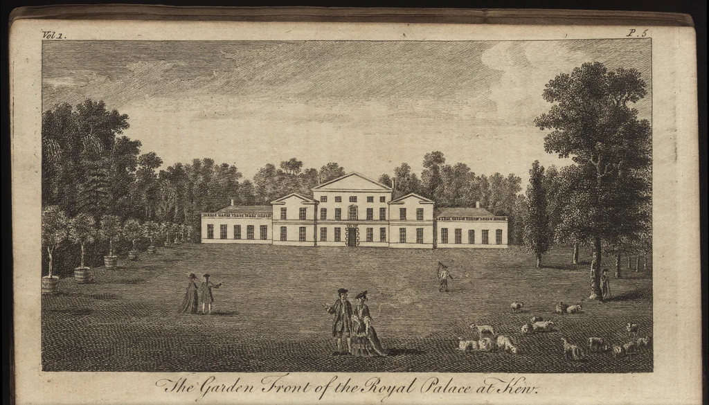 An illustration from A new display of the beauties of England, or, A description of the most elegant or magnificent public edifices, royal palaces, noblemen's and gentlemen's seats, and other curiosities, natural or artificial, in different parts of the kingdom : adorned with a variety of copper plate cuts, neatly engraved, 1776, leaf 21