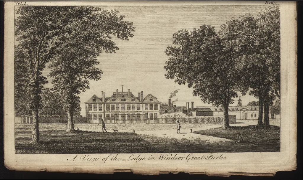 An illustration from A new display of the beauties of England, or, A description of the most elegant or magnificent public edifices, royal palaces, noblemen's and gentlemen's seats, and other curiosities, natural or artificial, in different parts of the kingdom : adorned with a variety of copper plate cuts, neatly engraved, 1776, leaf 223