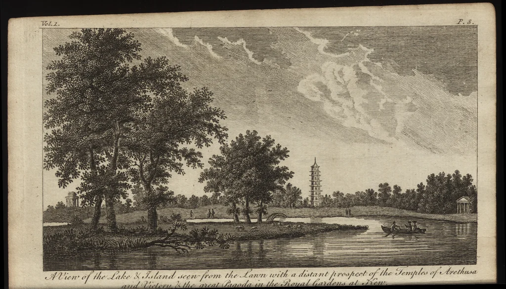 An illustration from A new display of the beauties of England, or, A description of the most elegant or magnificent public edifices, royal palaces, noblemen's and gentlemen's seats, and other curiosities, natural or artificial, in different parts of the kingdom : adorned with a variety of copper plate cuts, neatly engraved, 1776, leaf 26