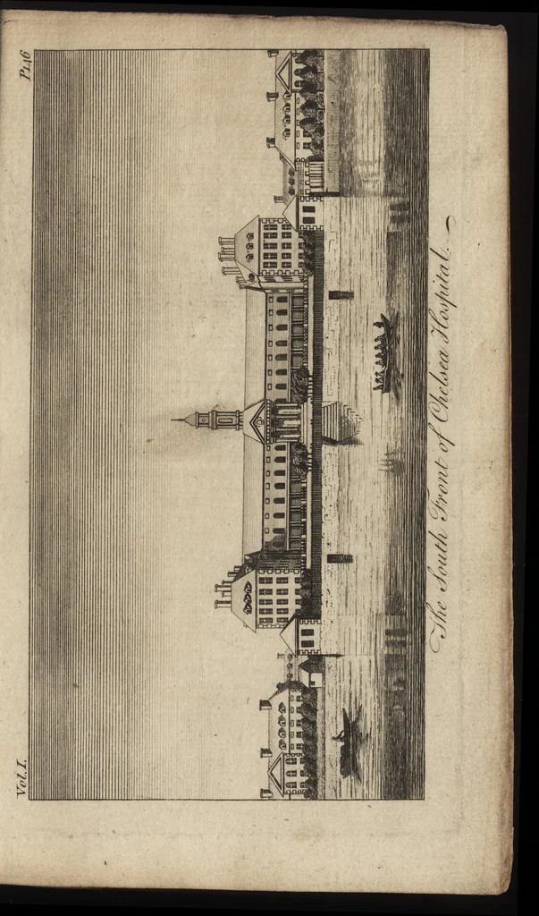 An illustration from A new display of the beauties of England, or, A description of the most elegant or magnificent public edifices, royal palaces, noblemen's and gentlemen's seats, and other curiosities, natural or artificial, in different parts of the kingdom : adorned with a variety of copper plate cuts, neatly engraved, 1776, leaf 262